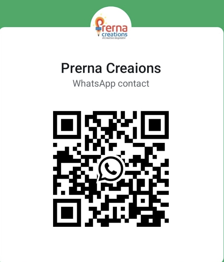WhatsApp QR code for Prerna Creations
